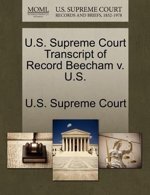Us Supreme Court Transcript Of Record Beecham