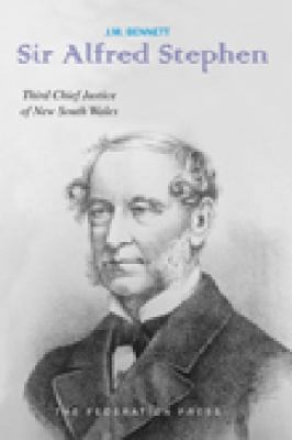 Sir Alfred Stephen Third Chief Justice Of New South Wales 18441873