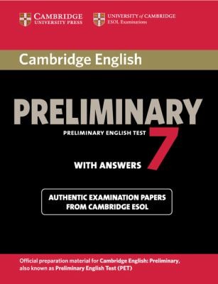 Cambridge English Preliminary 7 Students Book with Answers
            
                Pet Practice Tests