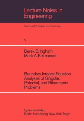 Boundary Integral Equation Analyses Of Singular Potential And Biharmonic Problems