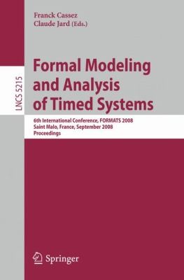 Formal Modeling and Analysis of Timed Systems
            
                Lecture Notes in Computer Science