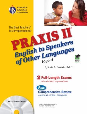 PRAXIS II english to speakers of other languages
            
                REA Test Preps