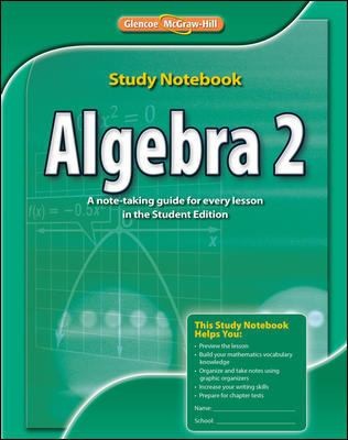 Algebra 2 Study Notebook Ccss