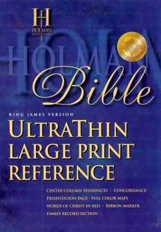 KJV UltraThin Large Print Reference Bible