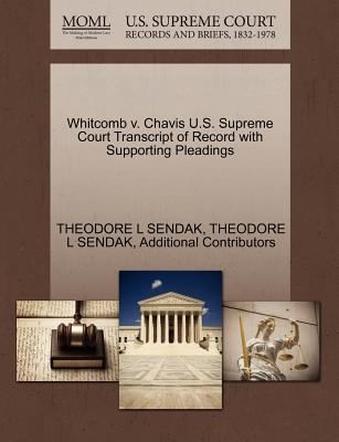 Whitcomb V Chavis US Supreme Court Transcript of Record with Supporting Pleadings