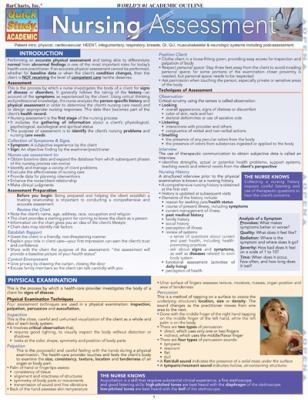 Nursing Assessment
            
                Quickstudy Academic