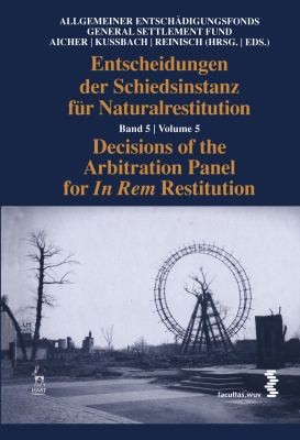Decisions Of The Arbitration Panel For In Rem Restitution