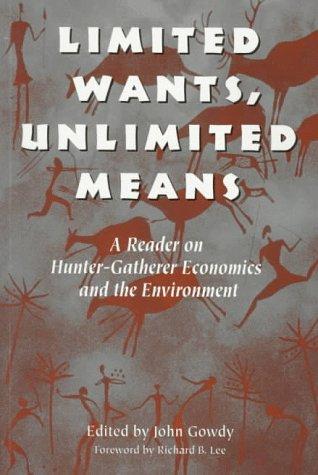 Limited wants, unlimited means