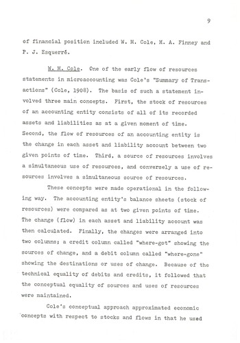 A proposed flow of resources model with particular reference to the national accounts of the United States and Canada
