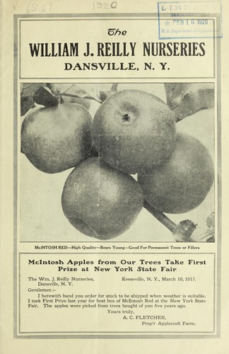 Wholesale price list for spring 1920