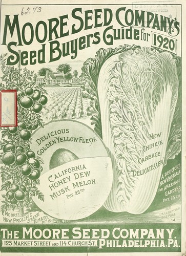 Moore Seed Company's seed buyers guide for 1920