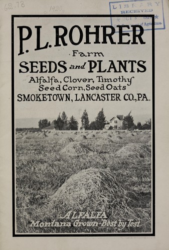 Farm seeds and plants