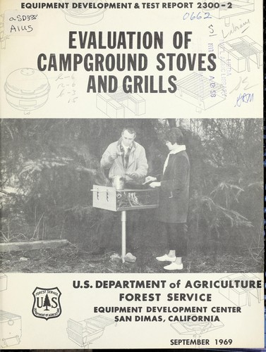 Evaluation of campground stoves and grills