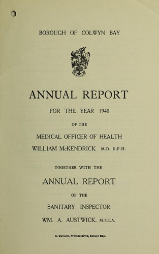 [Report 1940]