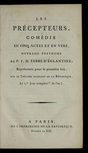 Les pre cepteurs