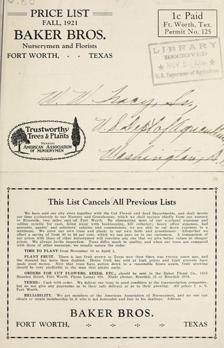 Price list