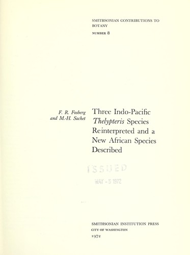 Three Indo-Pacific Thelypteris species reinterpreted and a new African species described