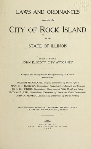 Laws and ordinances