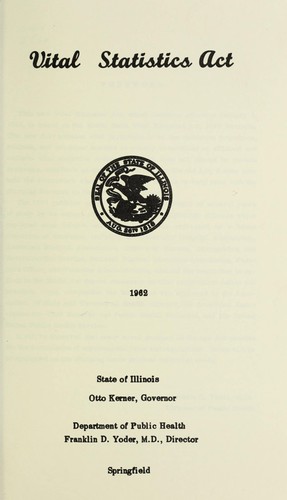 Vital Statistics Act