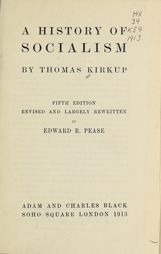 A history of socialism