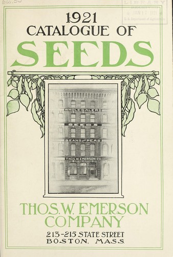 Catalogue of seeds