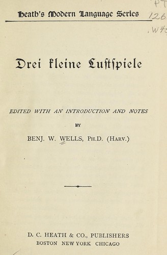 Drei kleine Lustspiele