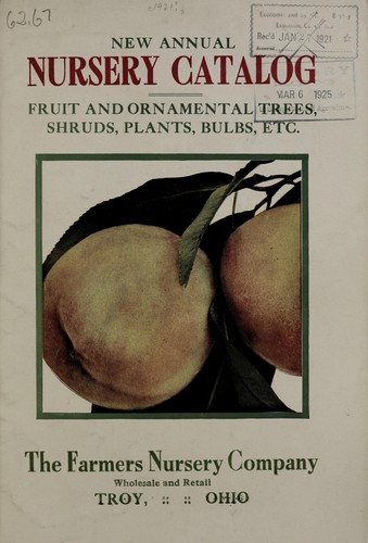 New annual nursery catalog