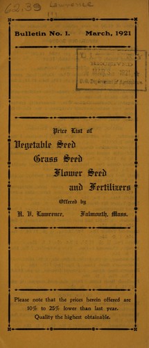 Price list of vegetable seed, grass seed, flower seed and fertilizers
