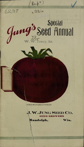 Jung's special seed annual