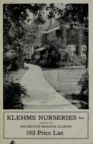 1921 price list