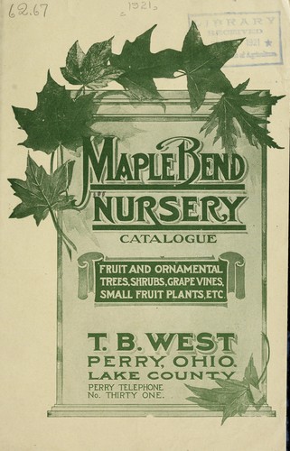 Maple Bend Nursery catalogue