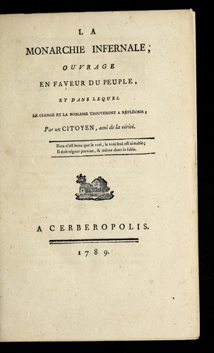 La monarchie infernale