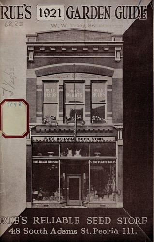 Rue's 1921 garden guide