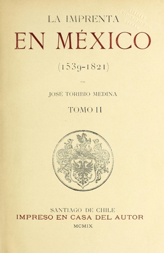 La imprenta en México (1539-1821)