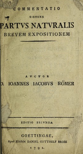 Commentatio sistens partus naturalis brevem expositionem