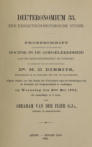 Deuteronomium 33