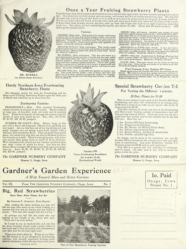 Gardner's garden experience