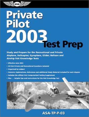 Private Pilot Test Prep 2003