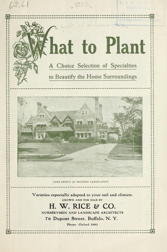 What to plant