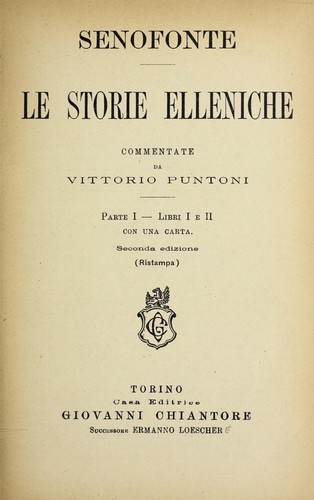 Le storie Elleniche