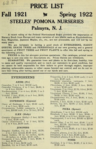 Price list
