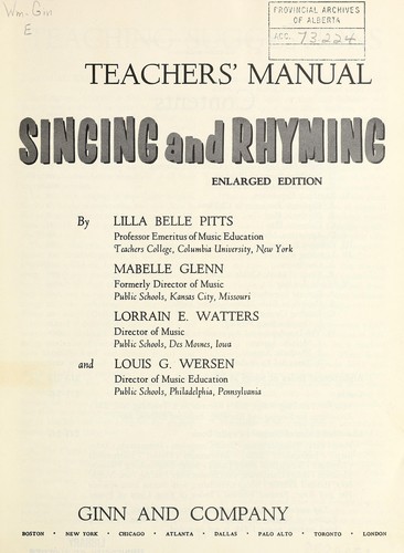 Our singing world