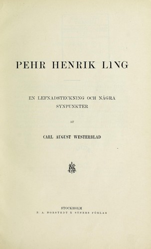 Pehr Henrik Ling