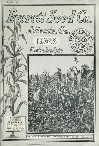 1923 catalogue