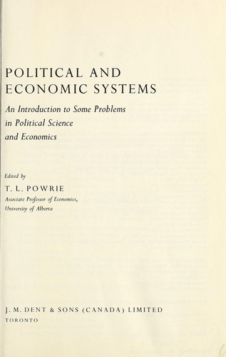 Political and economic systems