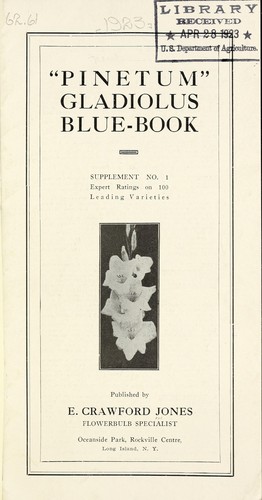 "Pinetum" gladiolus blue-book