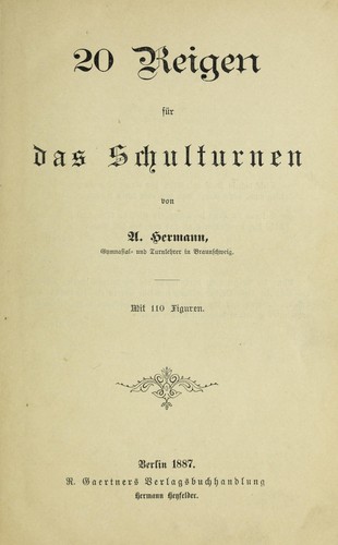 20 Reigen fu r das Schulturnen