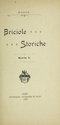 Briciole storiche
