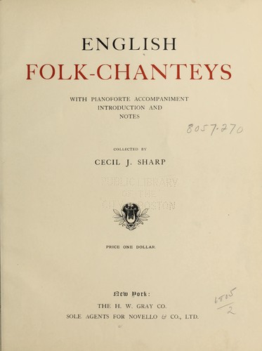 English folk-chanteys