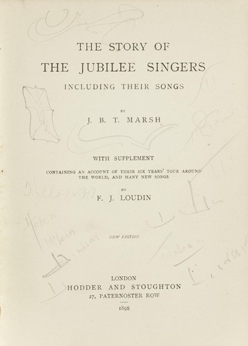 The story of the Jubilee Singers